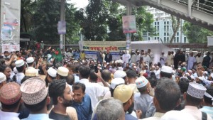 যমুনা অভিমুখে ইবতেদায়ি শিক্ষকদের লংমার্চের ডাক