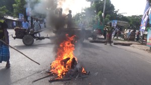 বাগেরহাটে ৪৮ ঘণ্টার হরতাল চলছে