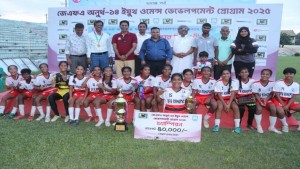 জেএফএ অনূর্ধ্ব-১৪ নারী ফুটবলে চ্যাম্পিয়ন রংপুর