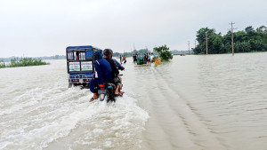 সিলেটে বন্যা পরিস্থিতির উন্নতি, উত্তরাঞ্চলের ৯ জেলায় সতর্কবার্তা