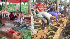 মসজিদের বাহানায় গাঁজাসেবন, উচ্ছেদ হলো সব অবৈধ স্থাপনা