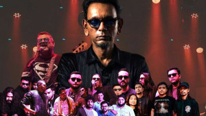 এক মঞ্চে আট ব্যান্ড, চলছে ‘ওভারলোড কনসার্ট’
