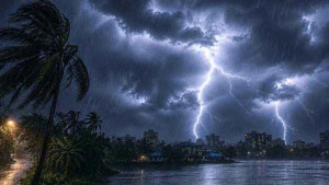 ১০ জেলায় ঝড়-বৃষ্টির পূর্বাভাস, নদীবন্দরে সতর্ক সংকেত