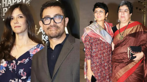 আমিরের তৃতীয় বিয়ের অতিথি দুই প্রাক্তন স্ত্রী