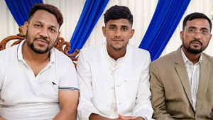 কাবিনের এক বছর পর বিয়ের পিঁড়িতে বসলেন নাহিদ রানার