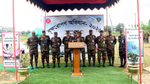 সেনাপ্রধানের হাত ধরে শুরু হলো বৃক্ষরোপণ অভিযান ২০২৬