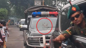 প্রধানমন্ত্রীর বহরের গাড়িতে ইটের টুকরো, নাশকতা নাকি দুর্ঘটনা তদন্ত করছে পুলিশ