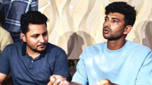 ওসির আচরণ নিয়ে অভিযোগ তুলে সংবাদ সম্মেলনে নাঈম হাসান