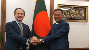 স্পেনের রাষ্ট্রদূতের সঙ্গে পররাষ্ট্র উপদেষ্টার সৌজন্য সাক্ষাৎ