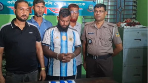 বরিশালে আটশ পিস ইয়াবাসহ আটক এক মাদক কারবারি