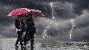 ঢাকাসহ ১৪ জেলায় বজ্রবৃষ্টির আভাস, নদীবন্দরে ১ নম্বর সতর্ক সংকেত