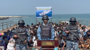 সমুদ্র থেকে আটক ১৫ পাচারকারী, উদ্ধার ১৫৩ জন