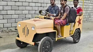 সোহেল মিয়ার হাতে তৈরি জিপ গাড়ি, এলাকাজুড়ে প্রশংসা